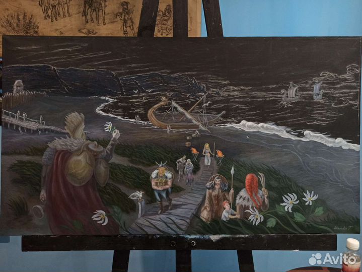 Морской пейзаж/Корабли/Бронь