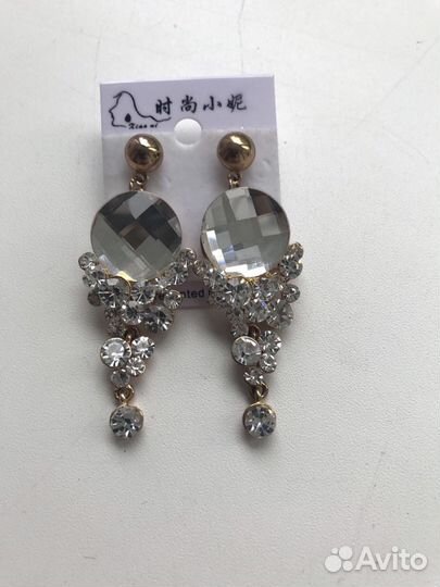 Серьги новые