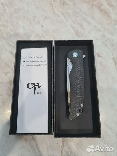 Нож складной CH карбон ,VG 10