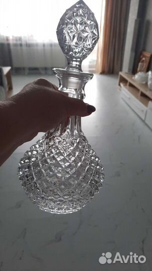 Графин штоф хрустальный с рюмками