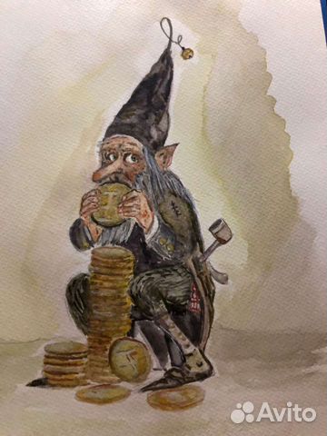 Акварель серия Фэнтези