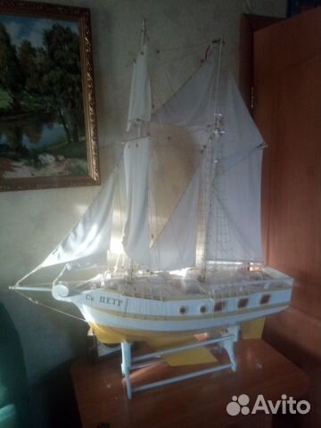 Продаю модель парусника ручной работы