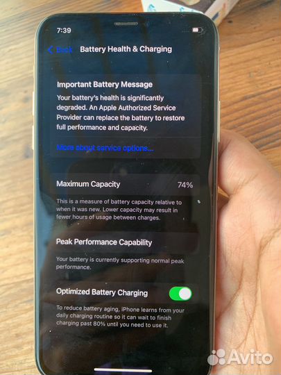 Телефон iPhone x