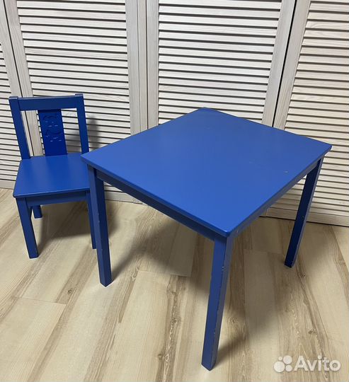 Детский стол и стул IKEA
