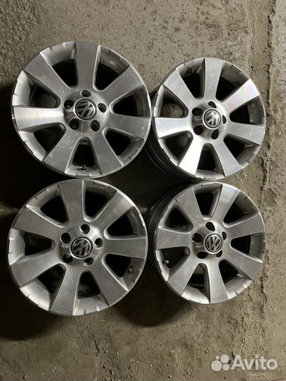 Литые диски r16 5 112 бу для VW