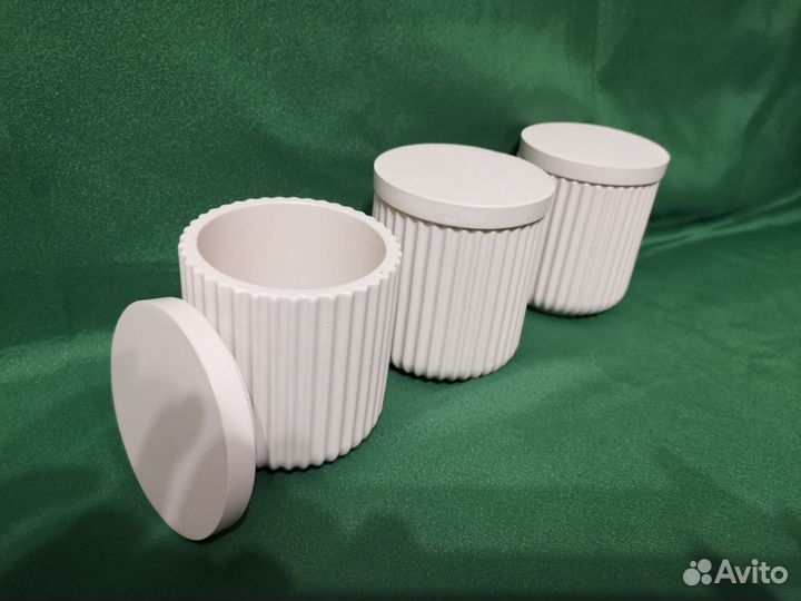 Подсвечники из гипса