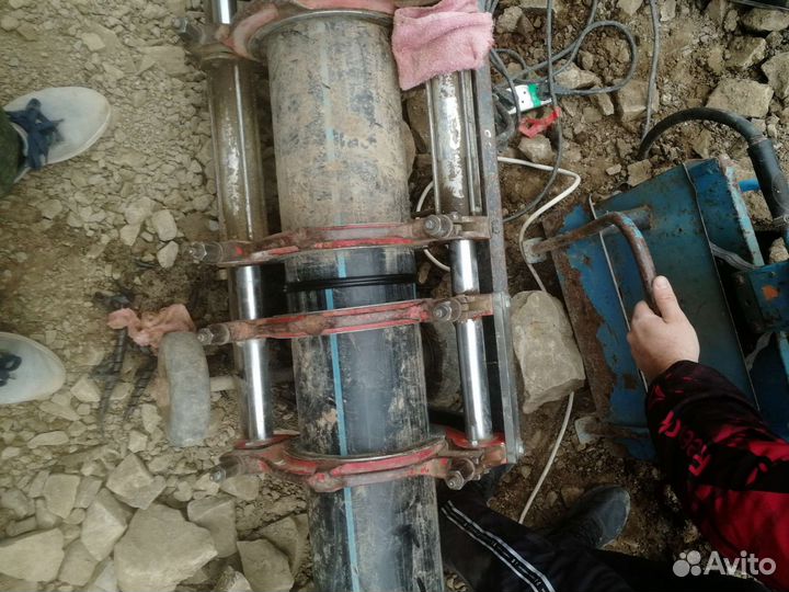 Укладка, пайка, электромуфтовая сварка, пластиковы