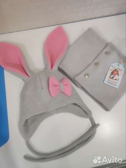 Комплект шапка, шарф пошив на заказ