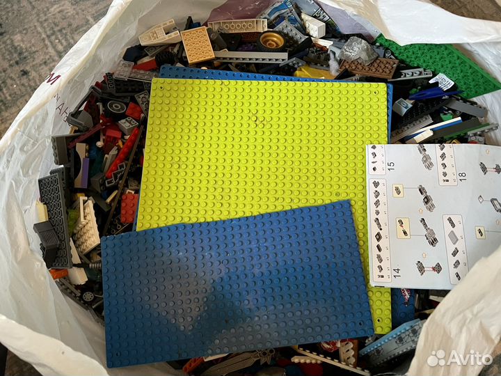 Lego россыпью 13 кг