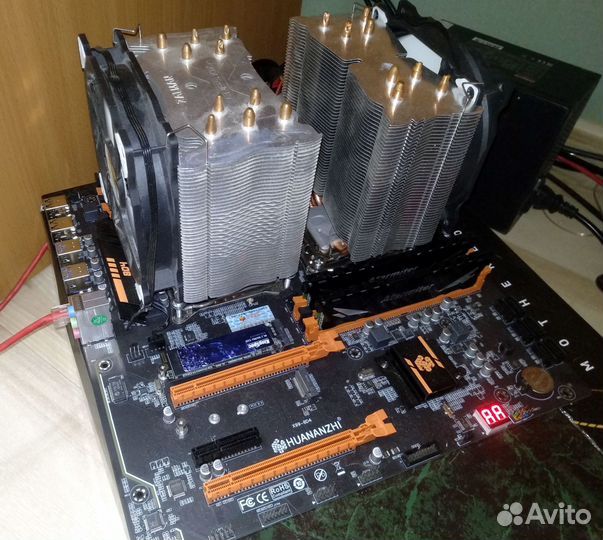 Связка Huananzhi X99-8D4 + 2 Xeon 2680 v4