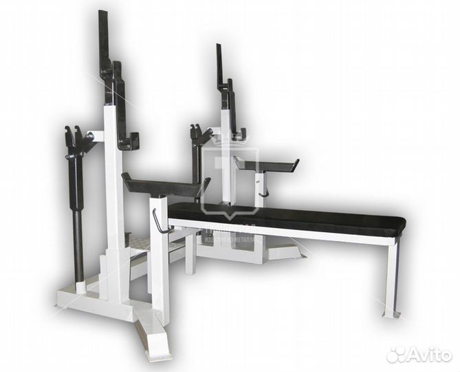 Скамья для пауэрлифтинга дамкратная