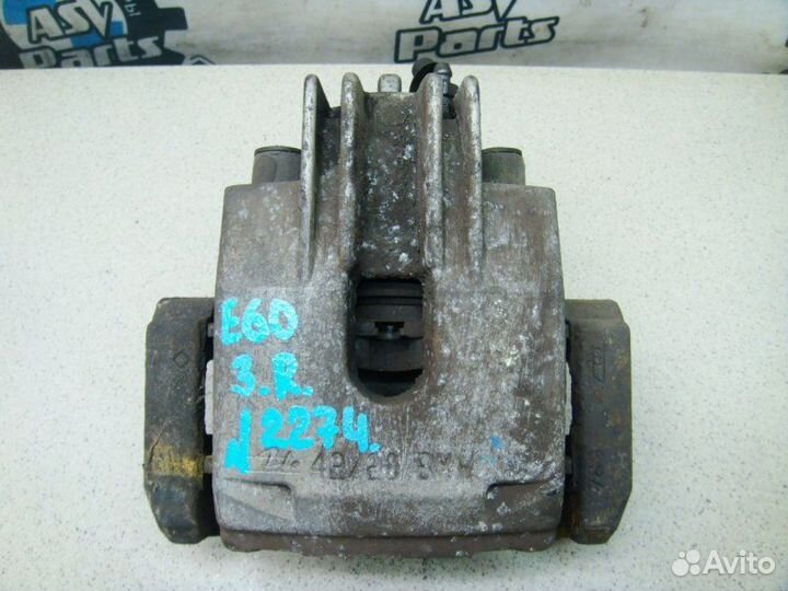 Суппорт тормозной задний правый Bmw 5 E60 M57N2