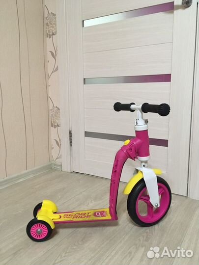 Самокат беговел scoot and ride