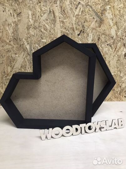 Деревянные подарочные боксы-сердца