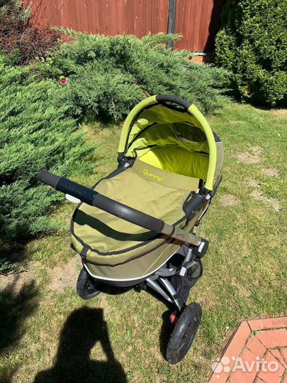 Коляска люлька + прогулочная Quinny