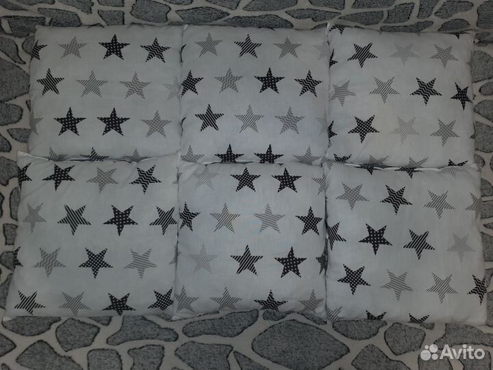 Бортики - подушки в детскую кроватку