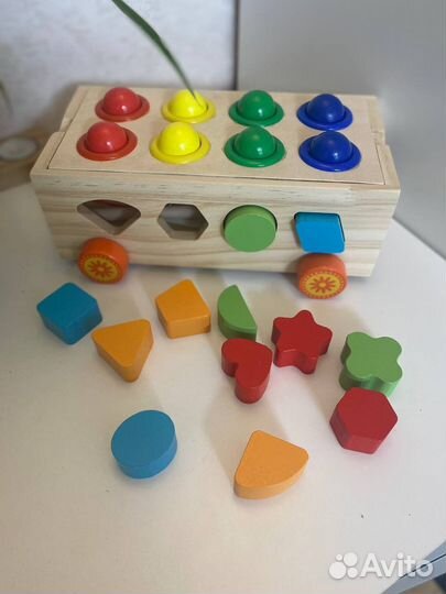 Развивающая деревянная игрушка 3 в 1