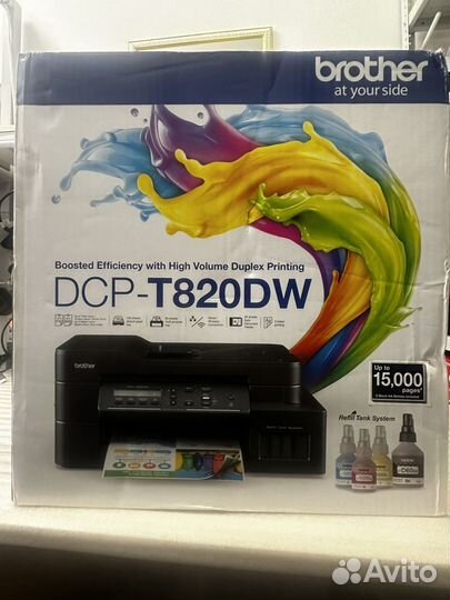 Мфу Brother InkBenefit Plus DCP-T820DW струйный