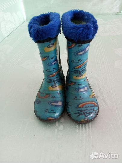 Сапоги резиновые (24 размер ) б/у