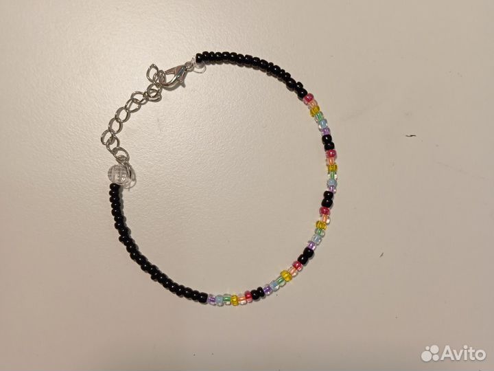 Браслет из бисера и колечко