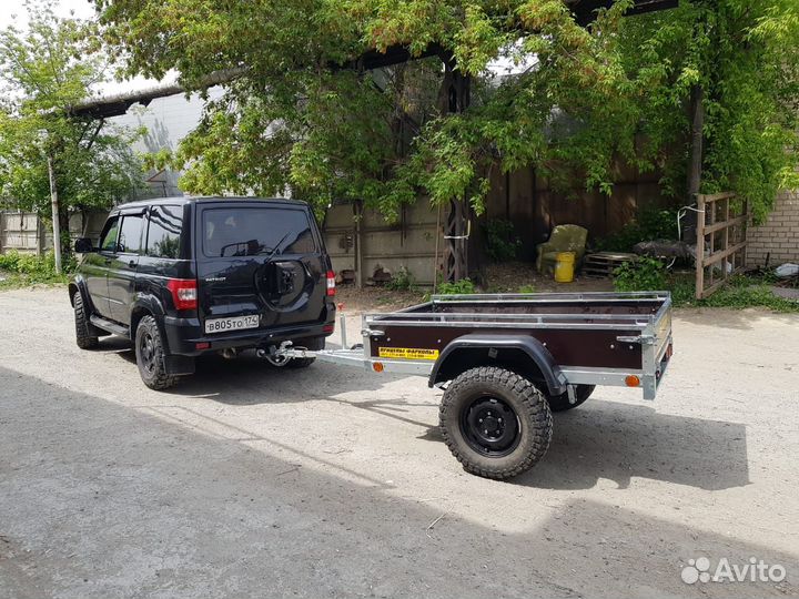 Курганский прицеп Крепыш бакелит,R16 (2,0х1,26)