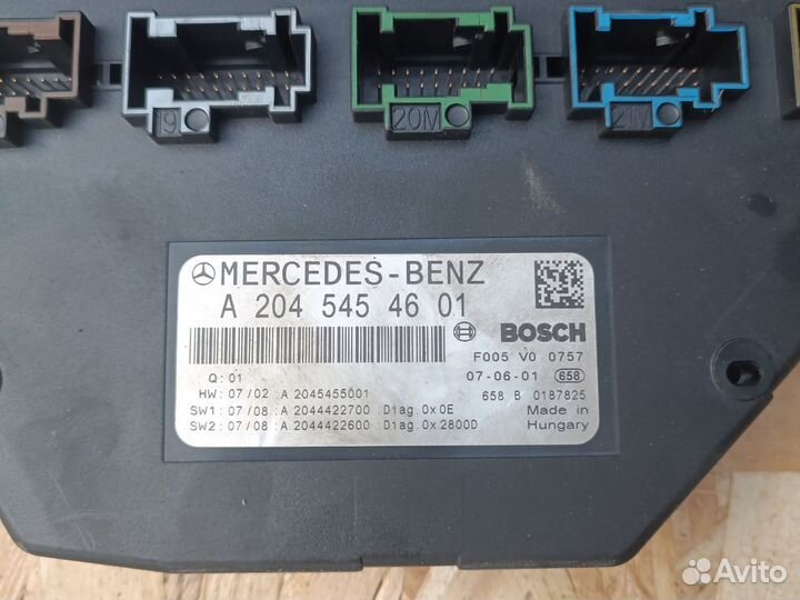 Блок SAM Mercedes Benz W204