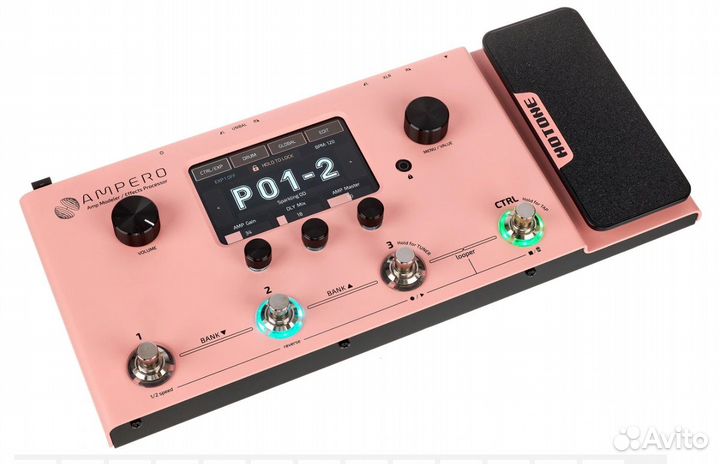 Hotone Ampero Pink гитарный процессор