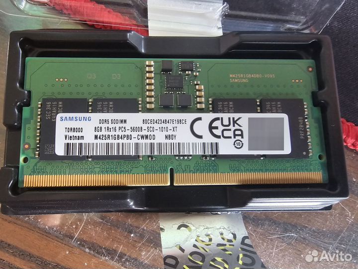 Оперативная память sodimm Samsung ddr5 8gb 5600