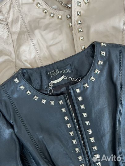 Куртка кожаная женская Love republic