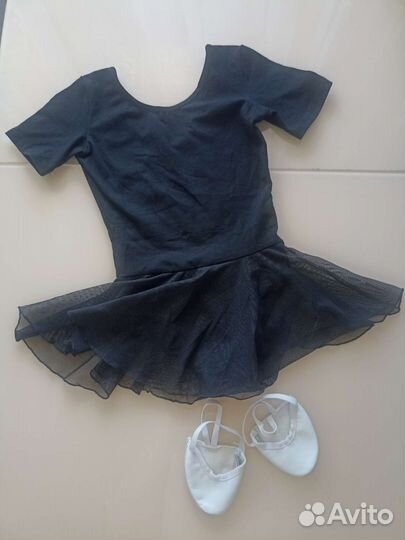 Танцевальный купальник и полупальцы