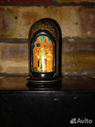 Шкатулка-беседка для ювелирных украшений (Мстера)