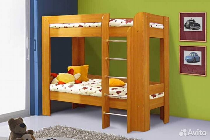 Кровать 2х ярусная 190 х 80 см