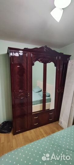 Шкаф Диа Ольга могано глянец