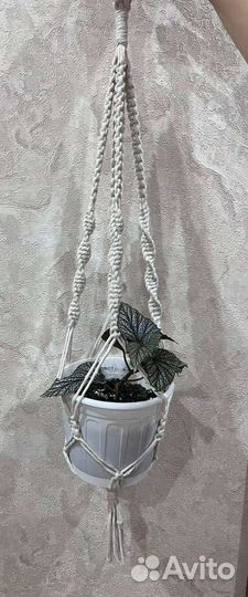 Кашпо подвесное макраме