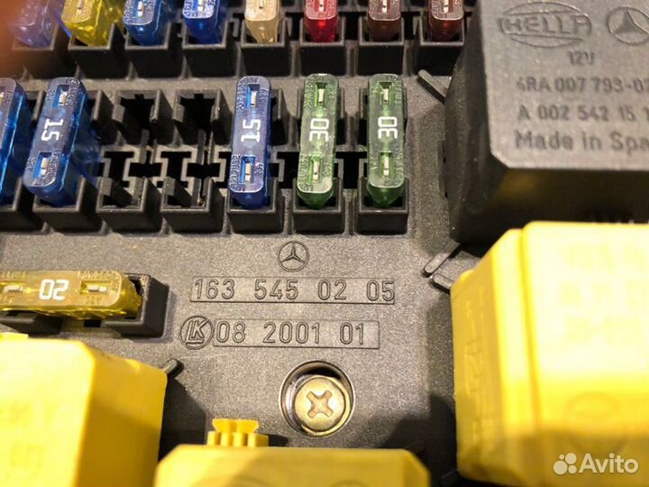 Блок предохранителей Mercedes M-Class W163 2.7 CDI