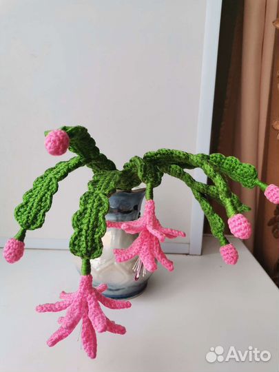 Вязаные цветы