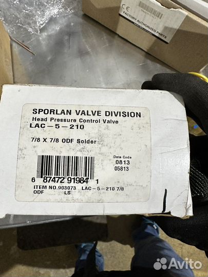Sporlan LAC 5/210 (7/8) - Регулятор конденсации