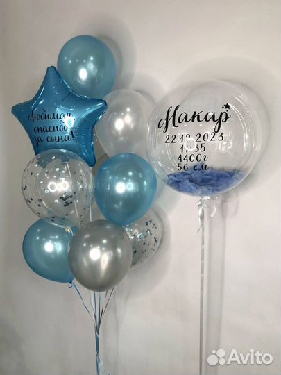 Воздушные шарики с гелием