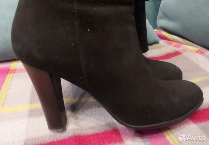 Сапоги женские натуральная замша 37 размер