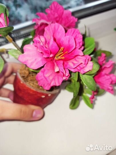 Искусственные цветы азалия