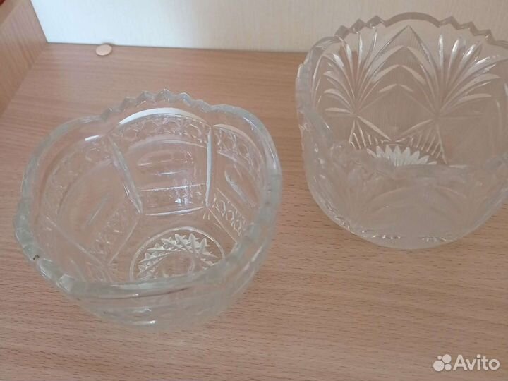 Хрустальные вазы времён СССР
