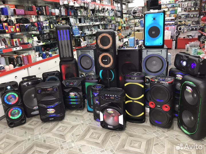 Мощные акустические караоке колонки