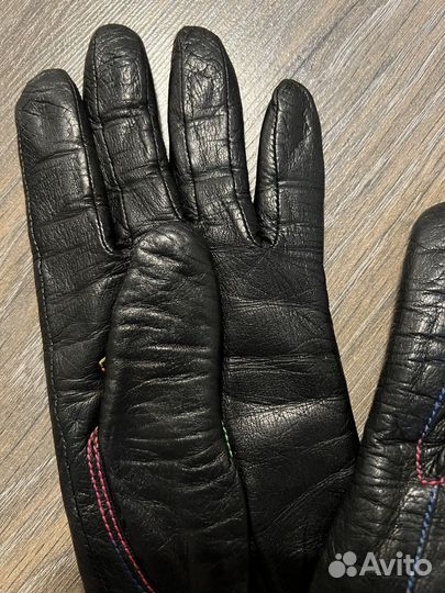Перчатки женские кожаные 6.5 размер