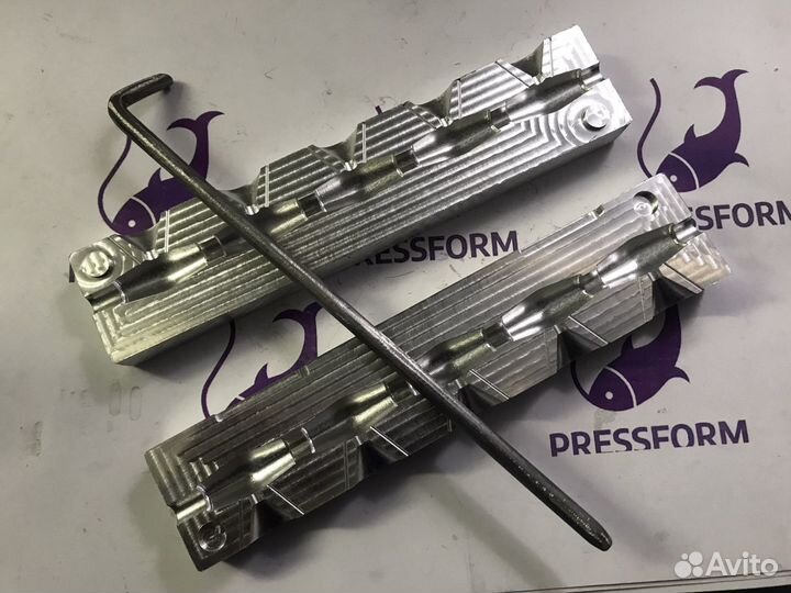 Форма чпу для литья грузил под сетку (6 мм отв.)