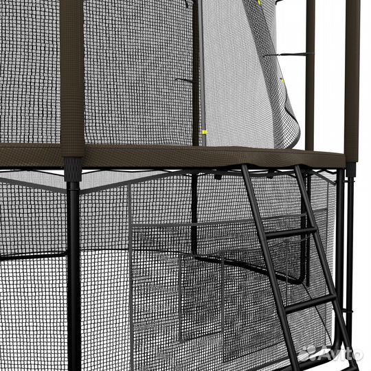 Батут unix line Black&Brown 12 ft (inside)