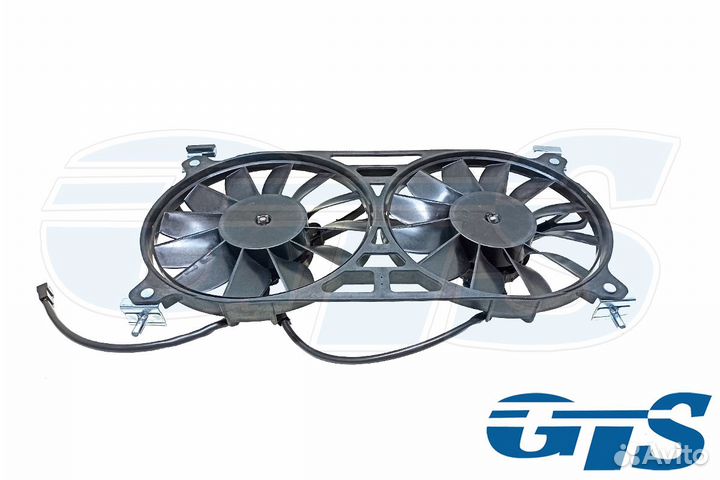 Вентилятор для а/м ваз Нива 21214 двойной в сборе