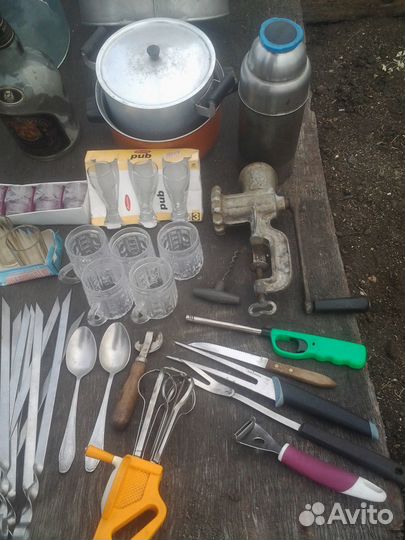 Посуда бу для дачи