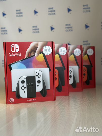Прошитая Nintendo Switch oled новая