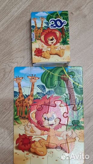 Пазлы + для детей 3+ развивашки