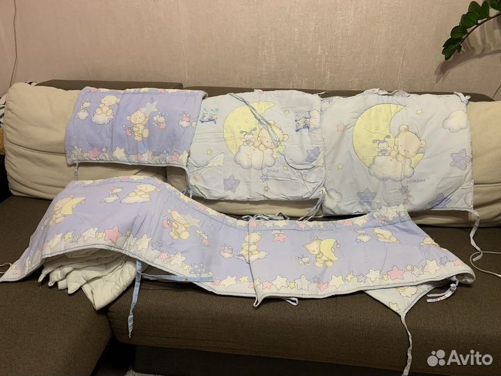 Бортики в детскую кроватку